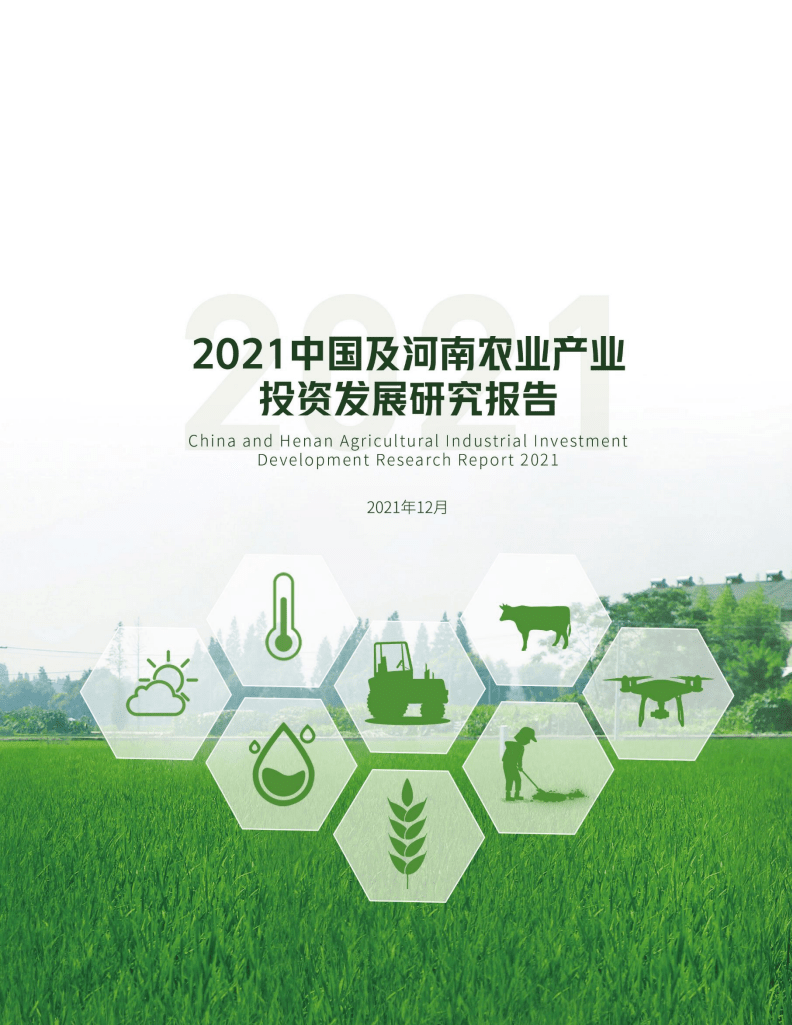 2021年河南農業產業投資發展分析 技術驅動的轉型與機遇